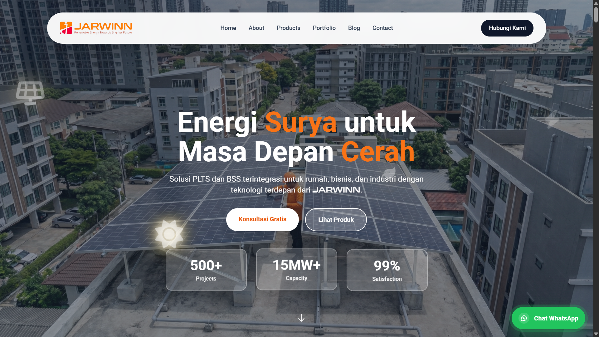 jarwinn website preview image